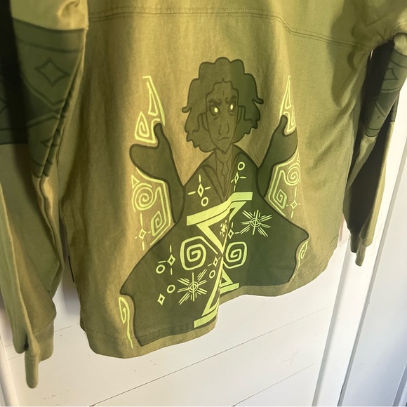 Disney Spirit Jersey Green Encanto Bruno Glow In The Dark Hoodie - Picture 7 of 9